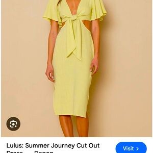 Beautifull Lulus Journey Cut Out Dress